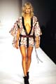 Beaded embroidery kimono jacket. Leather piece panel belt