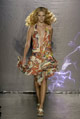 Butterfly antique sequin godet frill dress 